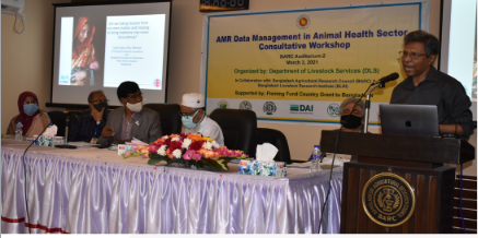 Organized a workshop on AMR Data Management in Animal Health Sector